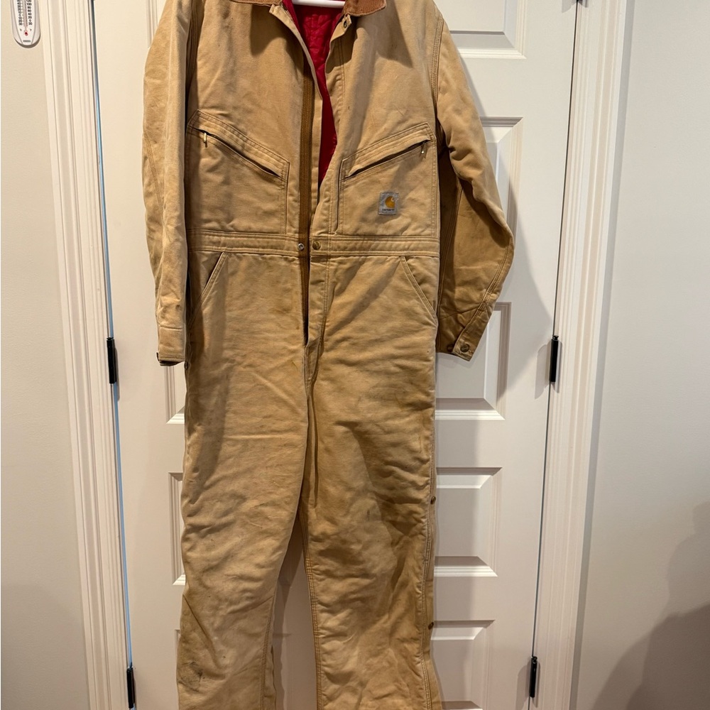 Carhartt Brown Work Coveralls